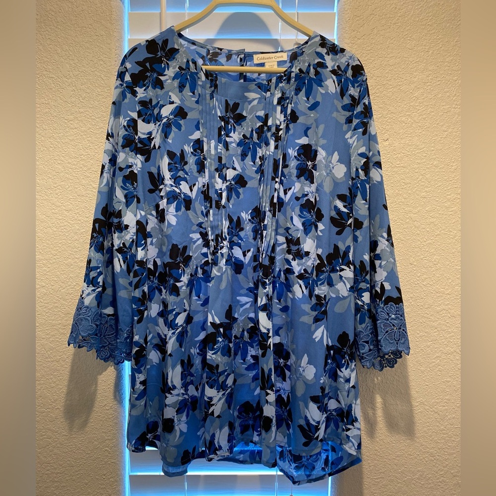 Coldwater Creek Blue Women's Top